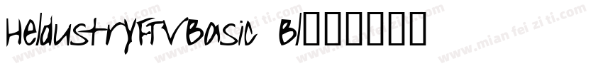HeldustryFTVBasic Bl字体转换
